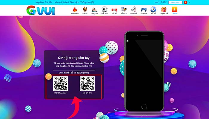 Quét mã QR để tải ứng dụng phù hợp với điện thoại của bạn
