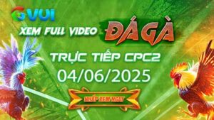 Xem full video đá gà trực tiếp CPC2 ngày 04-06-2025